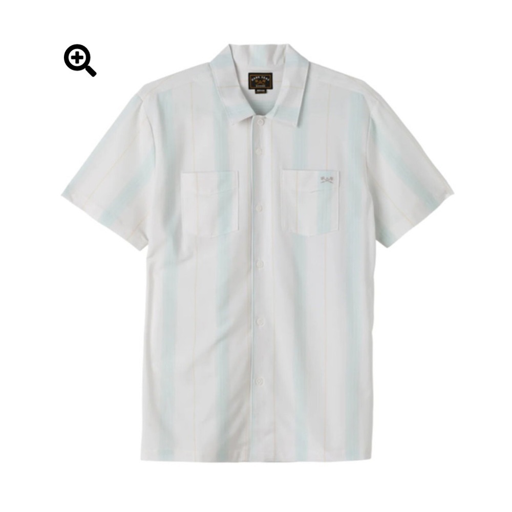 DARK SEAS SHIRT SS WOVEN SADDLEMAN ANTIQUE button down Men’s Sz S NWT